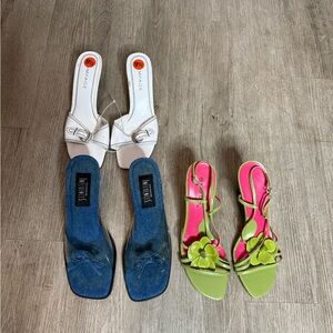 Vintage Y2K heels lot